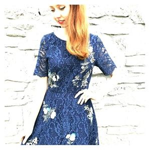 Always Lovely Lace A Line Dress